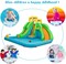 Inflatable Water Park Bounce House with Climbing Wall without Blower